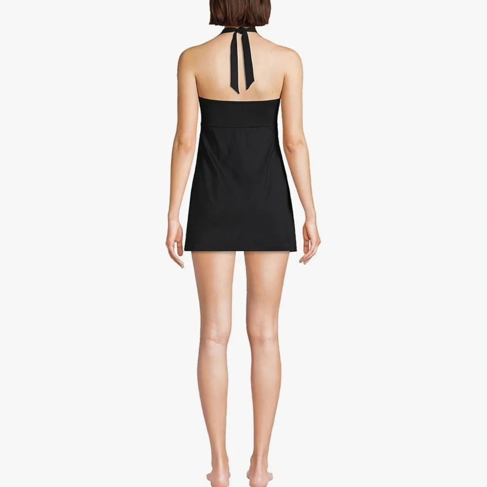 Lands' End Black Swim Coverup Size 14